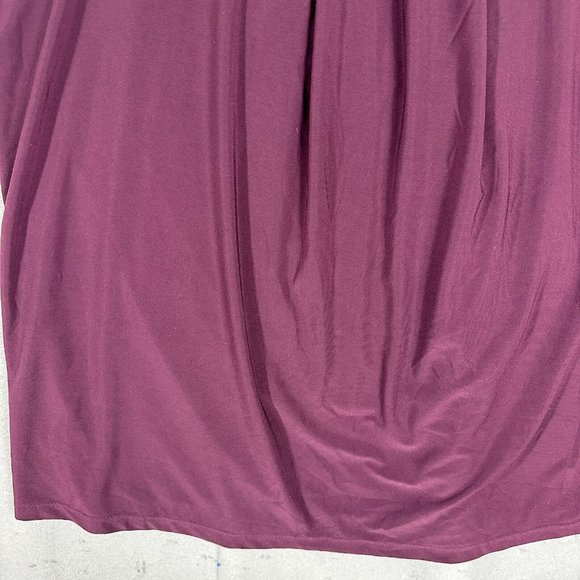Susan Lawrence Womens Blouse Purple Pullover Sleeveless Plus Size 2X - Picture 4 of 11